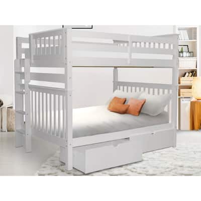 Taylor & Olive Trillium Full over Full Bunk Bed, 2 Drawers