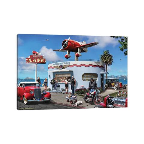 iCanvas "Gee Bee Cafe" by Larry Grossman Canvas Print