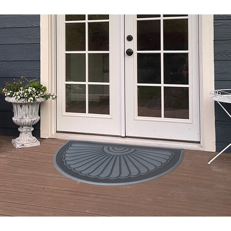 MIBAO Entrance Door Mat Large Heavy Duty Front Outdoor Rug Non-Slip Welcome for