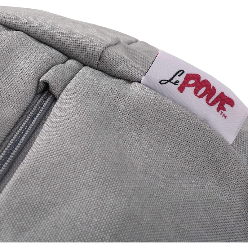 Light Gray 34" Bean Bag Chair