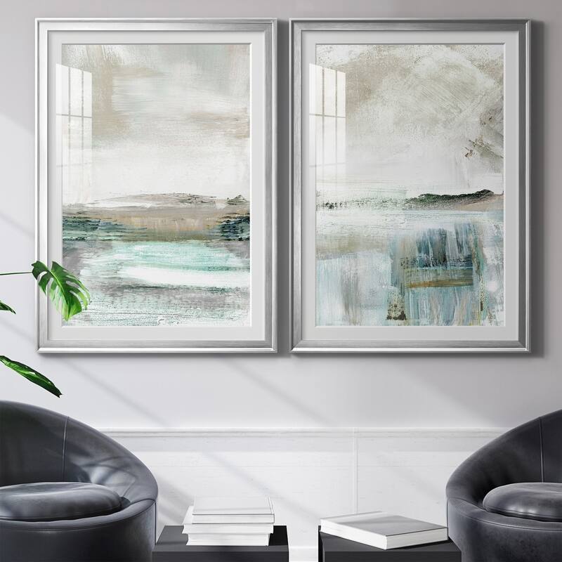 Summer Teal I Premium Framed Print - Ready to Hang