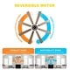 preview thumbnail 45 of 118, 20"/24"/72" Oaks Aura Cotti Low Profile Dimmable Smart Ceiling Fan with Lights 6-Speed Flush Mount Modern Remote