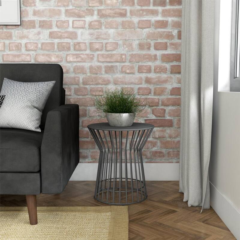 The Novogratz Poolside Gossip Collection Roberta Outdoor/Indoor Side Table
