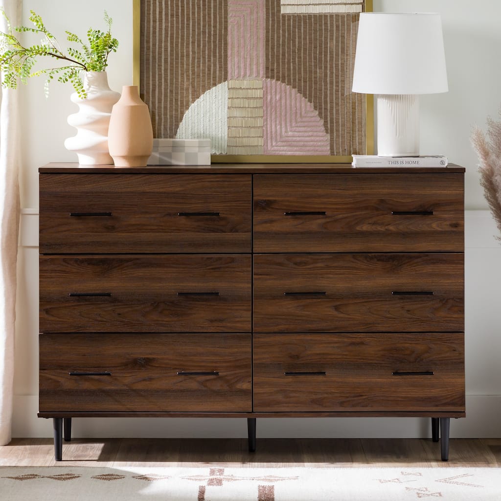 Walker Edison Modern Urban 6-Drawer Dresser