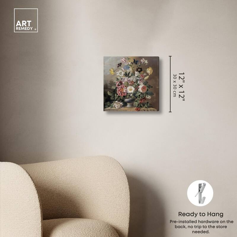 Classical Dream Vase Canvas by Art Remedy, Gallery Wrapped