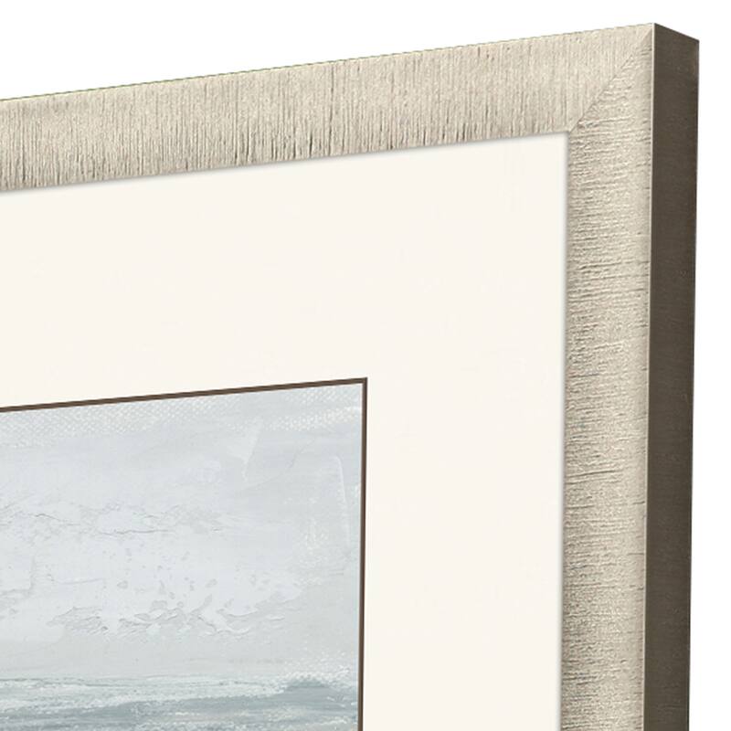 Echoes of the Sea II Framed Art Giclee Under Glass - Blue