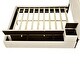 preview thumbnail 29 of 34, Full Velvet Platform Bed with Lateral Storage and Cushioned Compartments