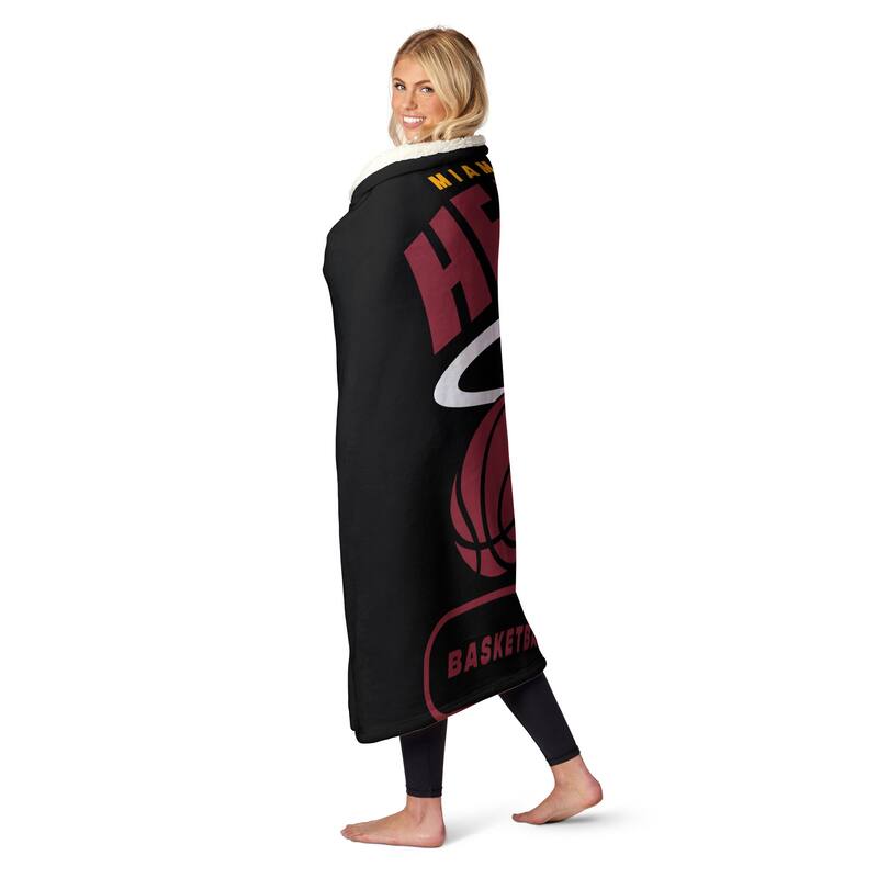 NBA High Block Silk Touch Sherpa Throw Blanket