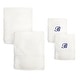 preview thumbnail 27 of 26, Sweet Kids 2-piece White Turkish Cotton Bath and Hand Towel Set with Royal Blue Monogrammed Initial B - White