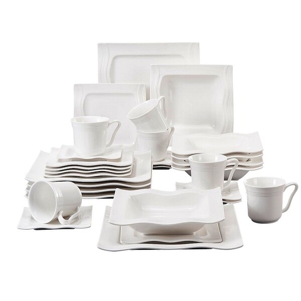 MALACASA Mario Porcelain Dinnerware Set (Service for 6). Opens flyout.