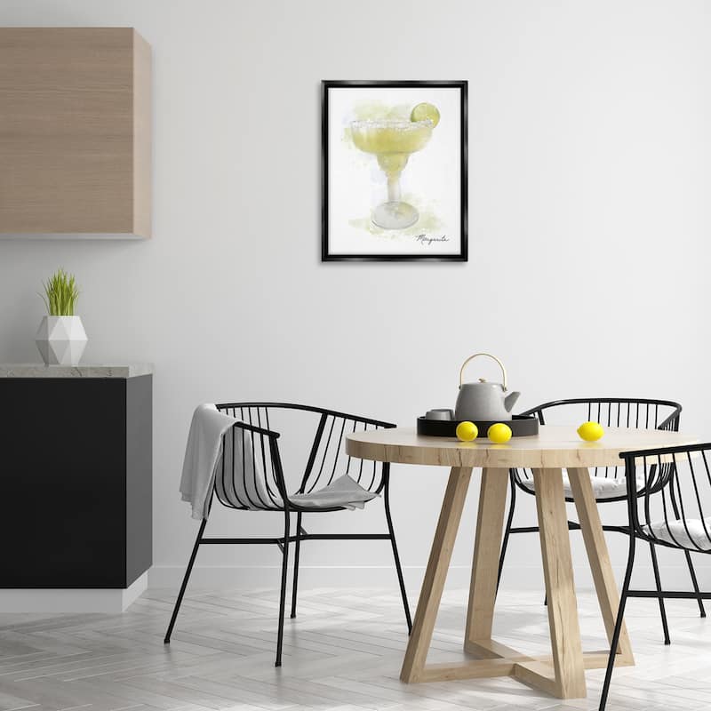 Stupell Soft Faded Margarita Framed Floater Canvas Wall Art Design By Matthew Piotrowicz