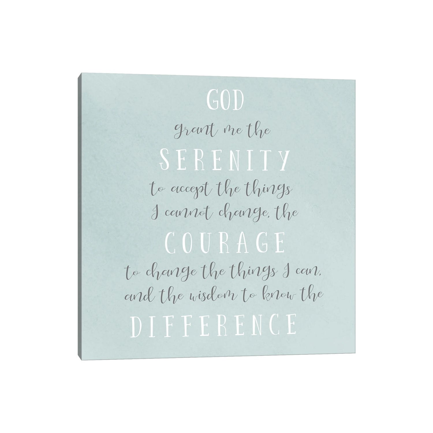 iCanvas "Serenity Prayer" by Sd Graphics Studio Canvas Print