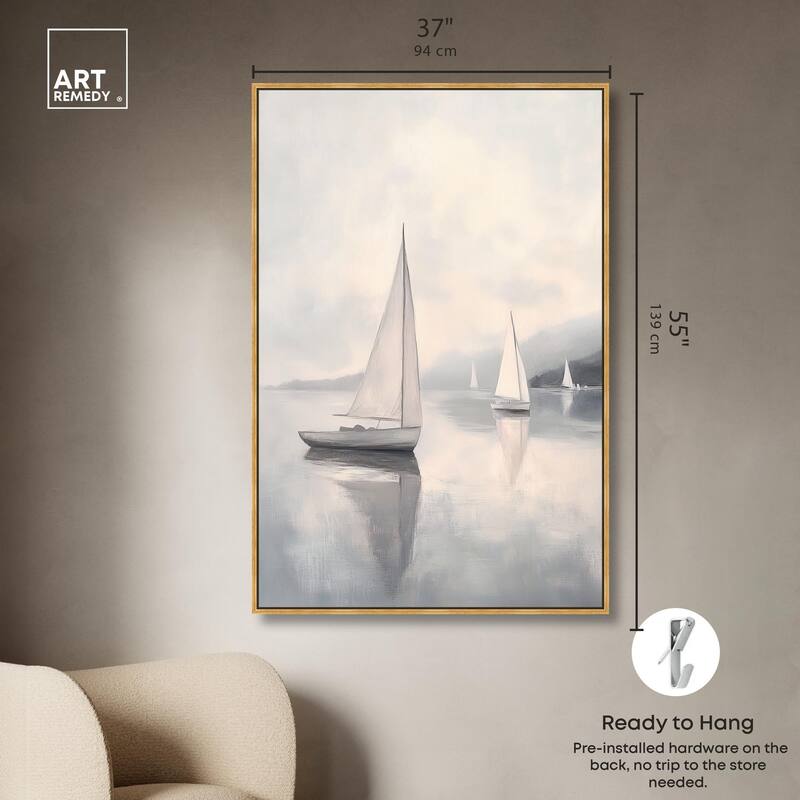 Dreaming of Sails Canvas by Art Remedy