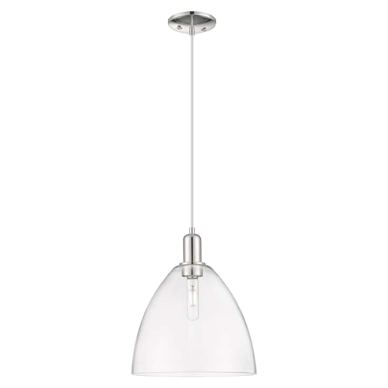 Innovations Lighting Endless Possibilities Arcadia - Bristol - 1 Light 12" Cord Hung Mini Pendant - Clear/Polished Nickel