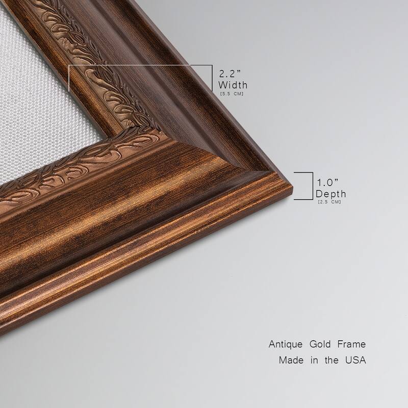 Adventure Map Premium Framed Canvas- Ready to Hang