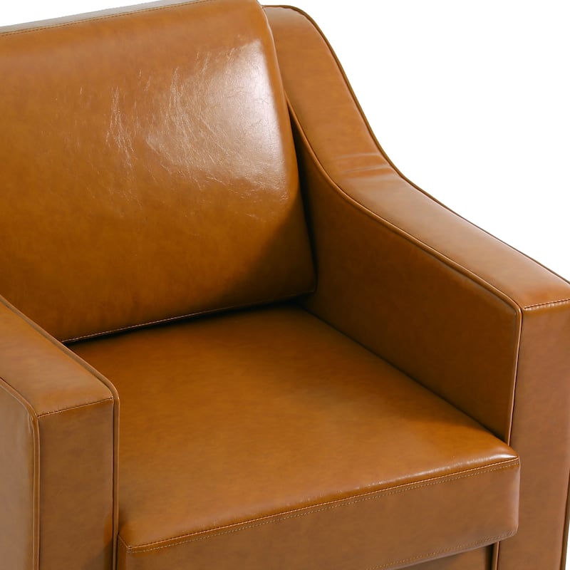 Modern Swivel Upholstered Armchair Accent chair Set of 2