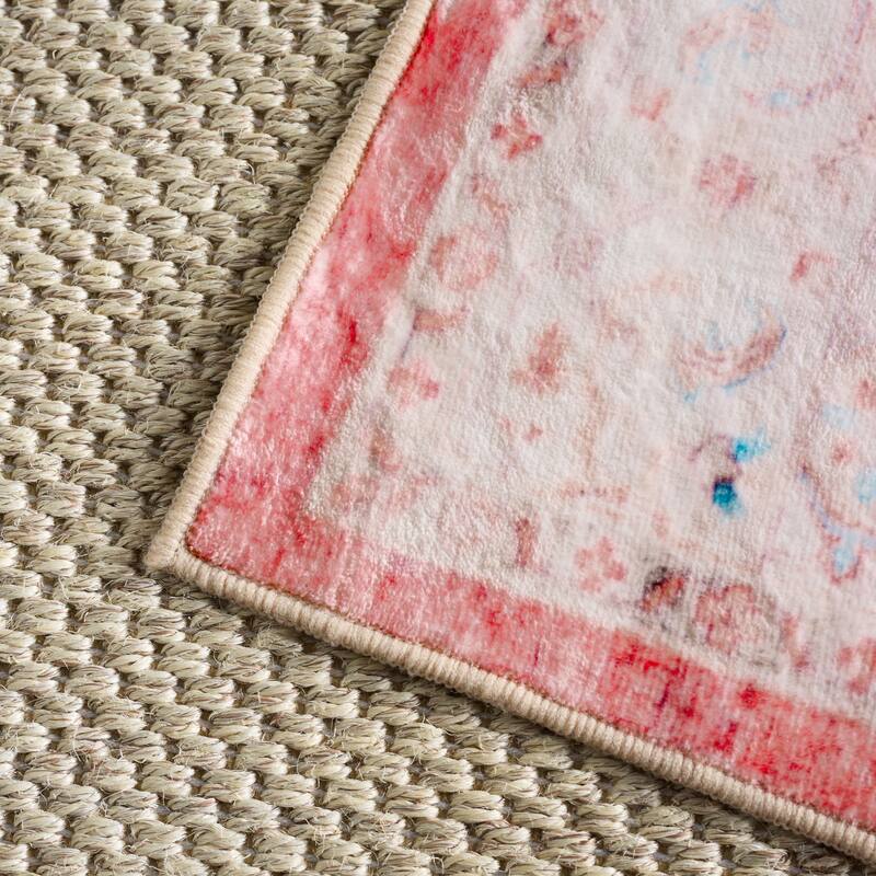 Martha Stewart Zlatija Machine Washable & Slip Resistant Rug