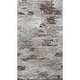 preview thumbnail 5 of 6, Galerie Wallcoverings Orom II Collection All-Over Brick 62.5-inches wide x 9.18-feet high 3-panel Wall Mural Grey - 62.5-inches wide x 9.18-feet high