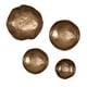 preview thumbnail 1 of 3, Uttermost Lucky Coins Brass Wall Bowls (Set of 4) - Multi-size