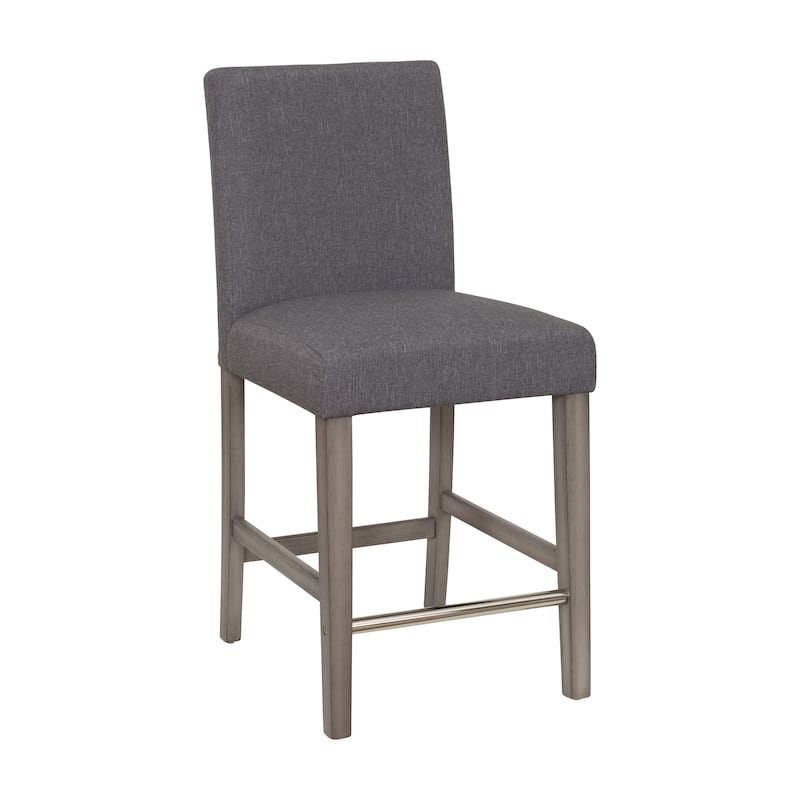 Laura Upholstered 25" Counter Height Bar Stool