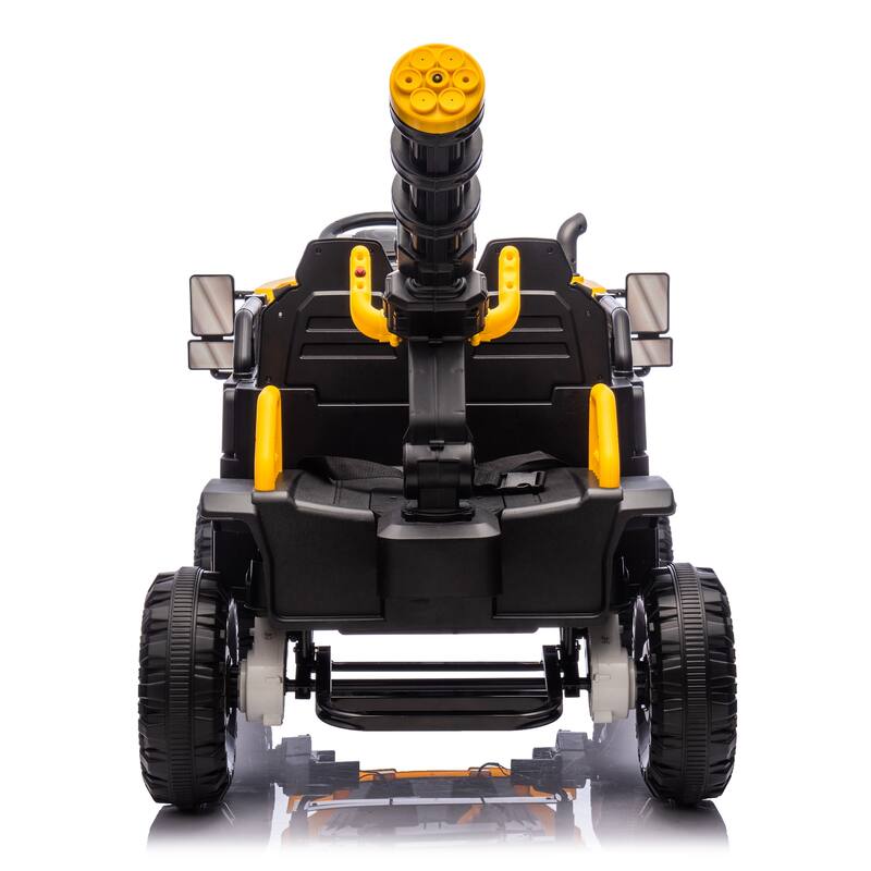 Kids Electric Ride-On Car-Spacious 3-Seater,Powerful 4-Motor Drive,Parental Remote Control,Led Lights