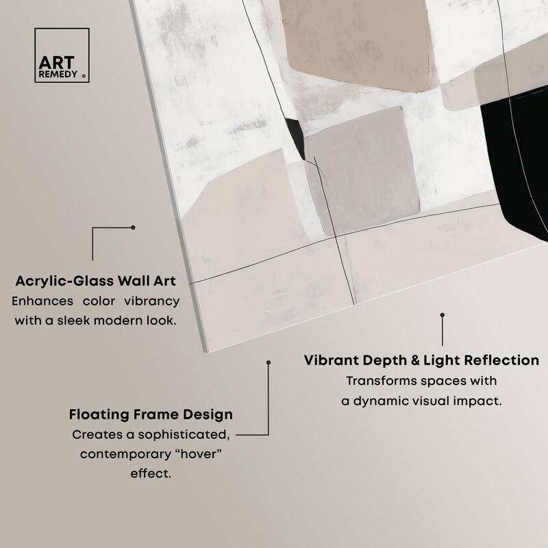 Neutral Forms I Acrylic by Art Remedy, Ready to Hang