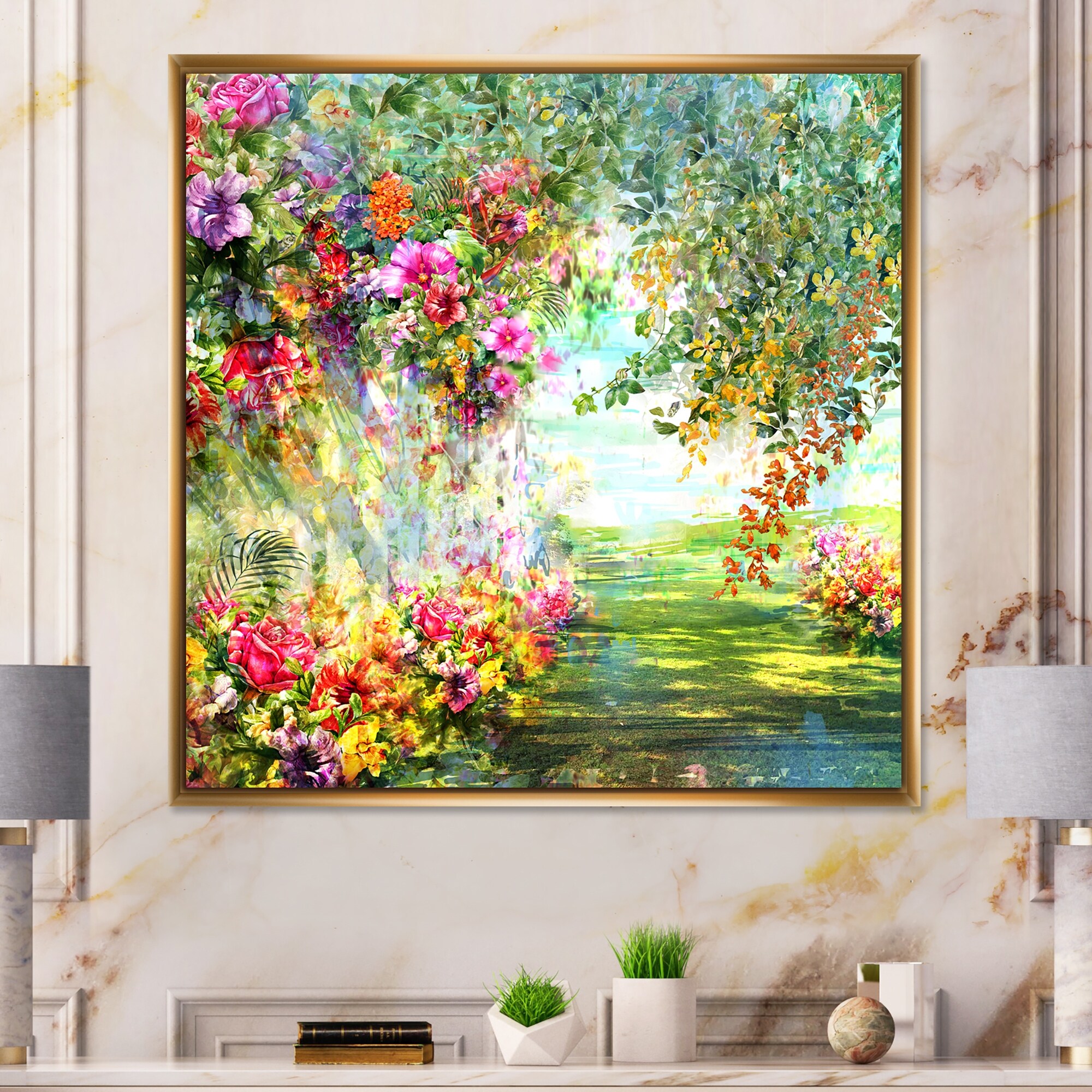 Designart-'Multicolor-Spring-