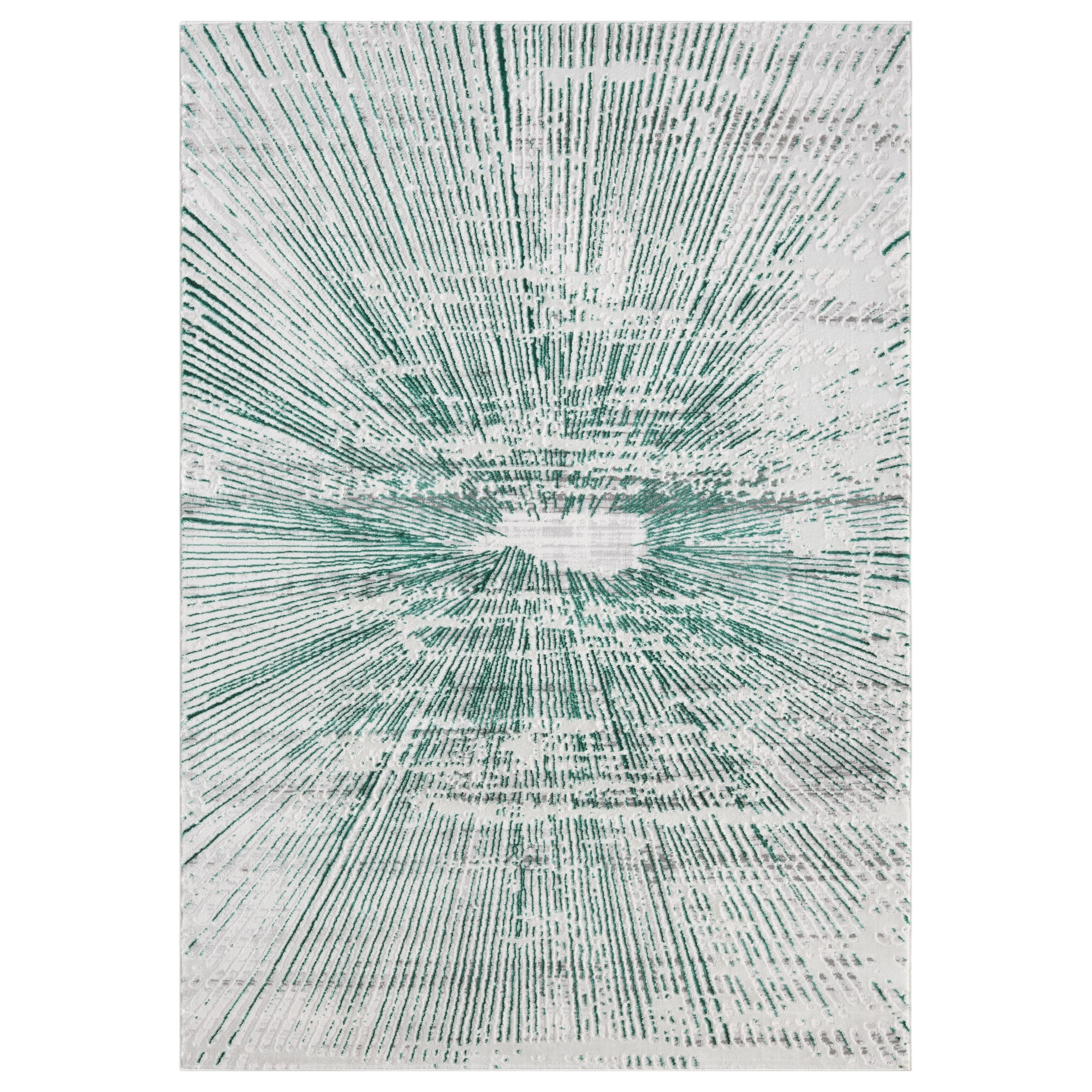 Mila Collection Geometric Contemporary Area Rug