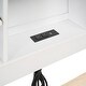 preview thumbnail 8 of 26, Twin Size Platform Kids Bed Frame with Storage Headboard, USB, Twin Size Trundle and 3-Drawers for Bedroom, White