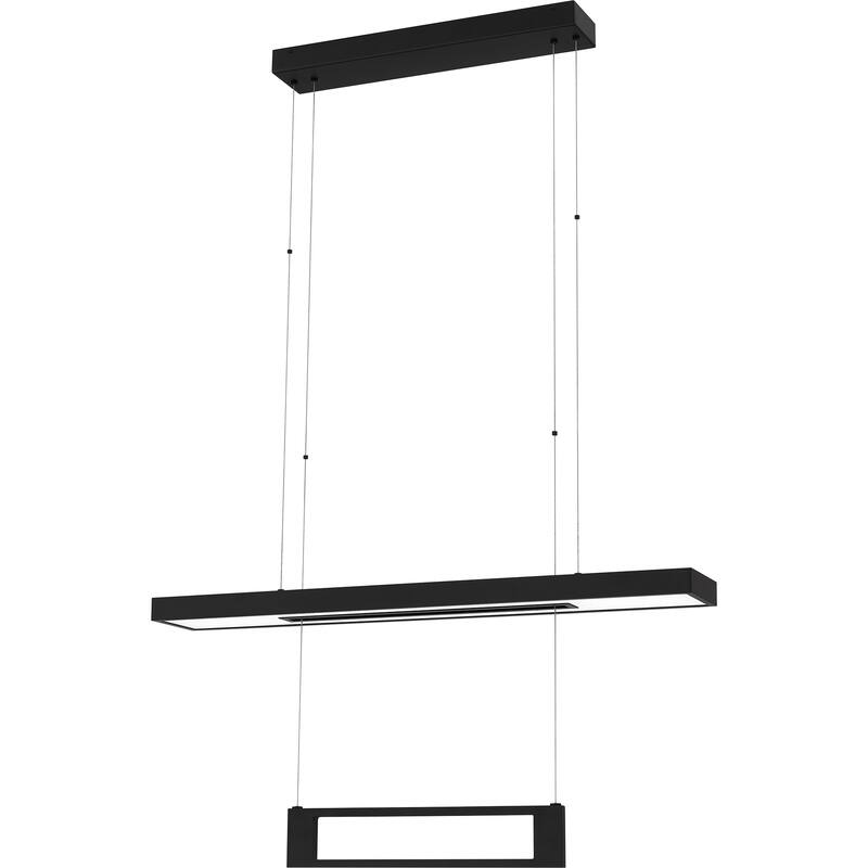 Sylvanus Integrated LED Matte Black Island Light - Matte Black
