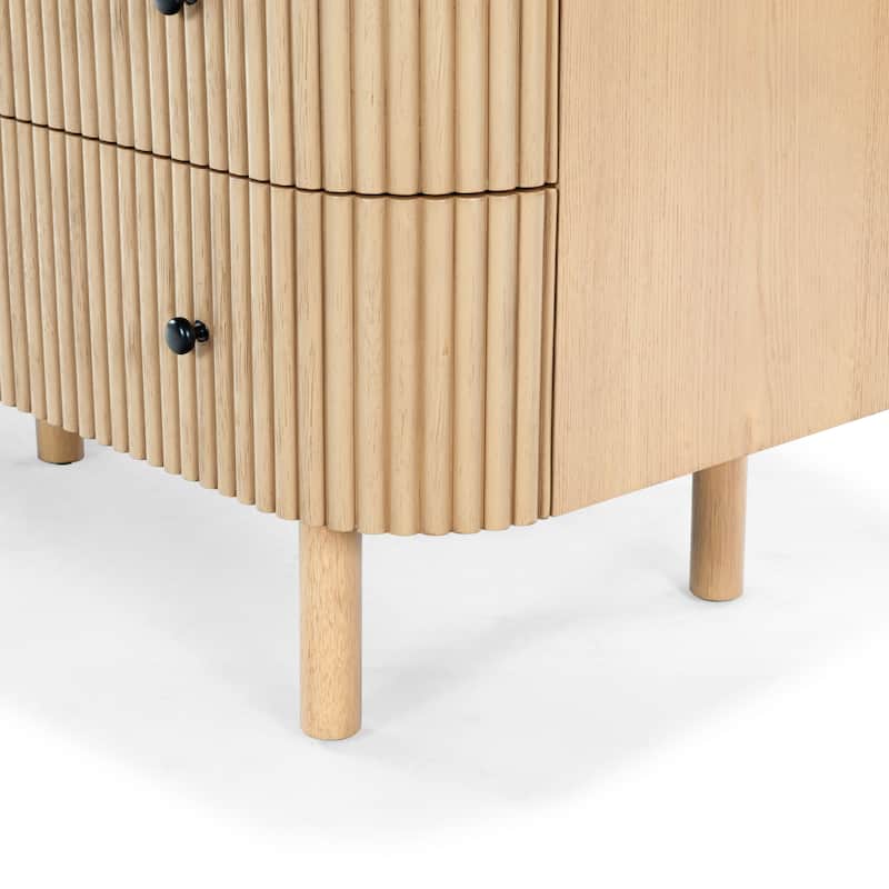 SAFAVIEH Couture Shelbie 6-Drawer Reeded Dresser