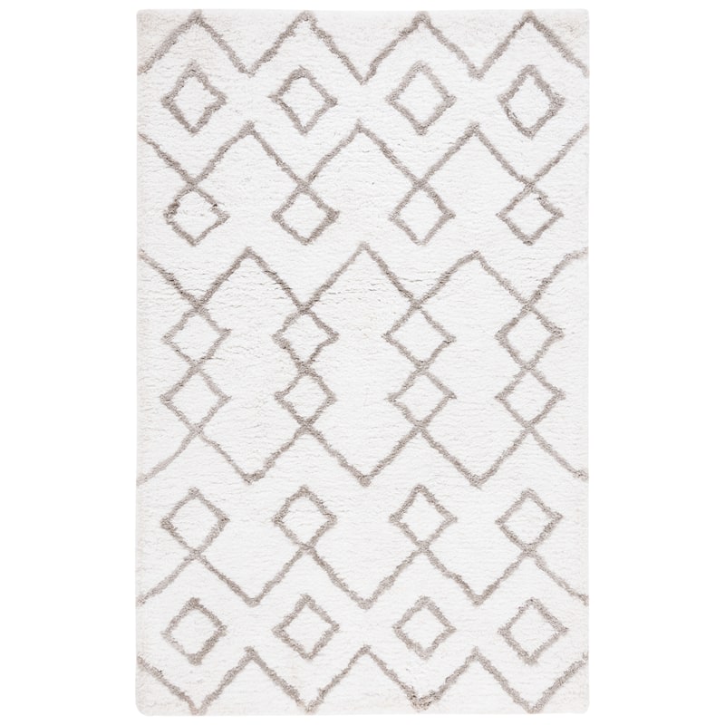 SAFAVIEH Handmade Toronto Shag Shaniqua Polyester Rug