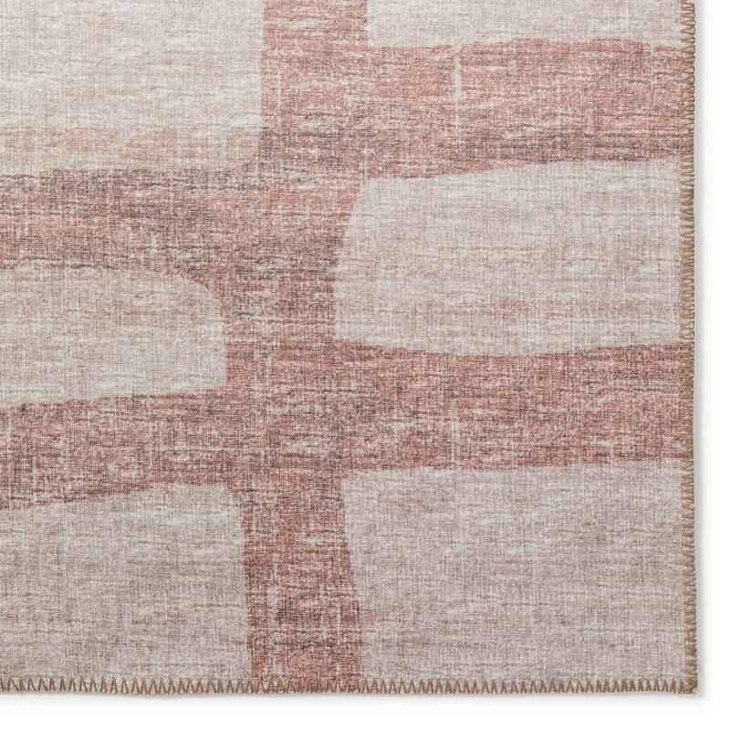 Indoor/ Outdoor Addison Yuma Modern Cobblestone Washable Area Rug
