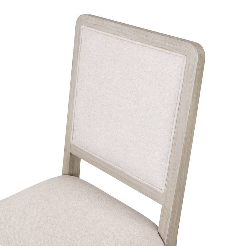 Furniture of America Billet Modern 5-Piece Natural Oak Wood Dining Table Set