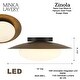 preview thumbnail 9 of 9, Minka Lavery 5625-L Zinola 15" Wide LED Semi-Flush Mount Ceiling