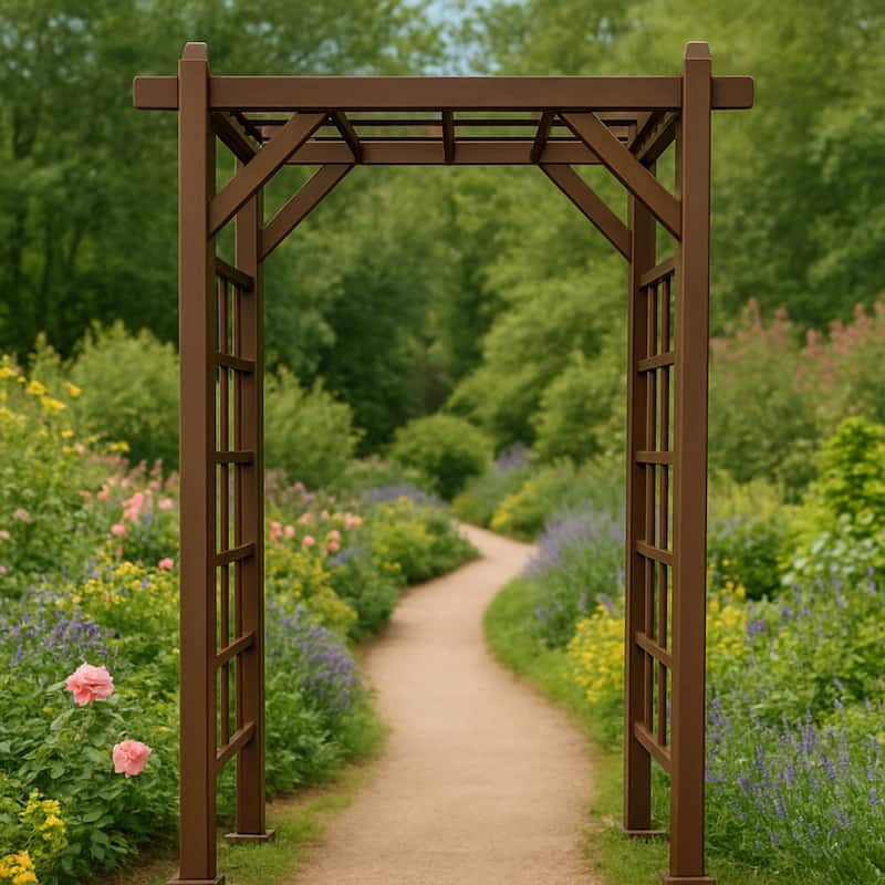 Modern Aluminum Garden Arch