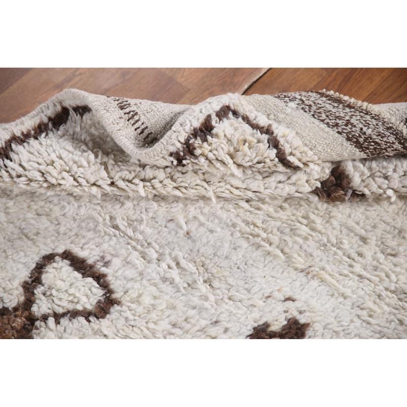 Tribal Anatolian Oriental Runner Rug Hand-knotted Wool Carpet - 3'2"x 10'11"