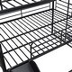 preview thumbnail 5 of 7, Multi-functional Full Size Metal Bunk Bed with Ladders and Slide, Divided into One Platform and Loft Bed