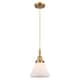 Option Brushed Brass / Matte White Shade