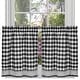 preview thumbnail 5 of 7, Achim Buffalo Check Window Curtain Tier Pair