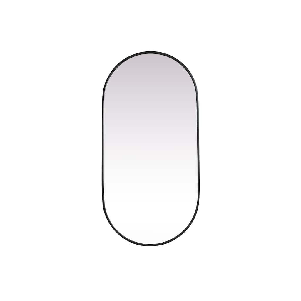 Elegant Lighting MR2A2448 Asha 24" W x 48" H Oval Framed Bathroom