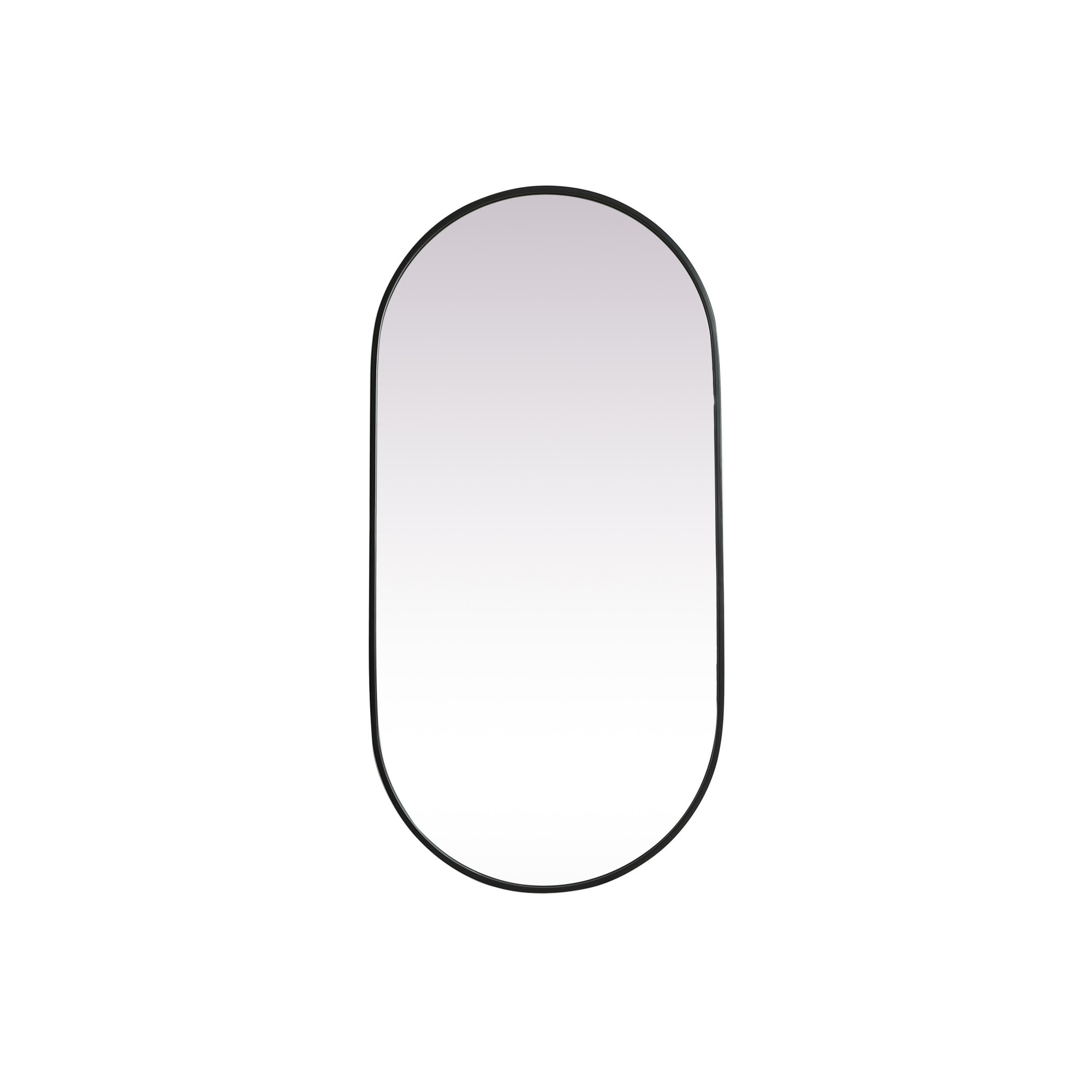 Elegant Lighting MR2A2448 Asha 24" W x 48" H Oval Framed Accent Mirror