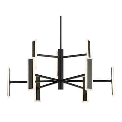 Kovacs P1419-L Edge 9 Light 29" Wide LED Abstract Chandelier