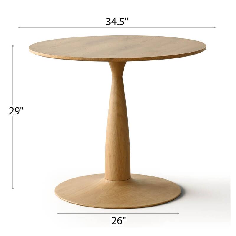 Round Pedestal Dining Table