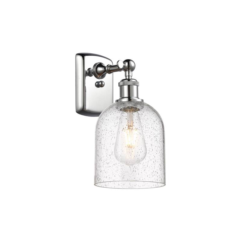 Innovations Lighting 516-1W-11-6 Bella Sconce Bella 11" Tall Wall - Polished Chrome / Seedy