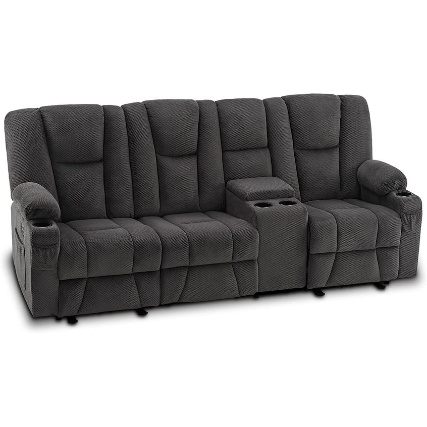 Sofas with recliners and cup hotsell holders
