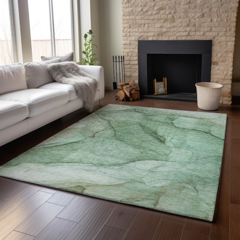 Premium Washable Super Soft Abstract Waves Mayfield Rug
