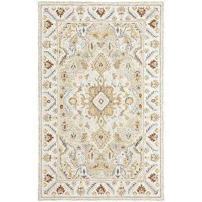 Style Haven Ava Hand-tufted Wool Loop-pile Tribal Bohemian Area Rug