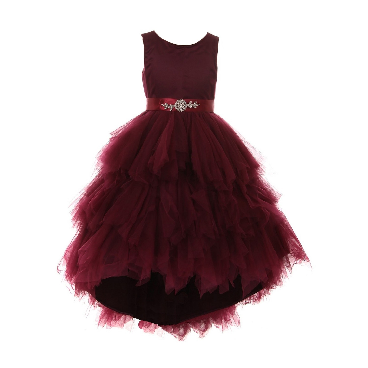 burgundy junior bridesmaid dresses