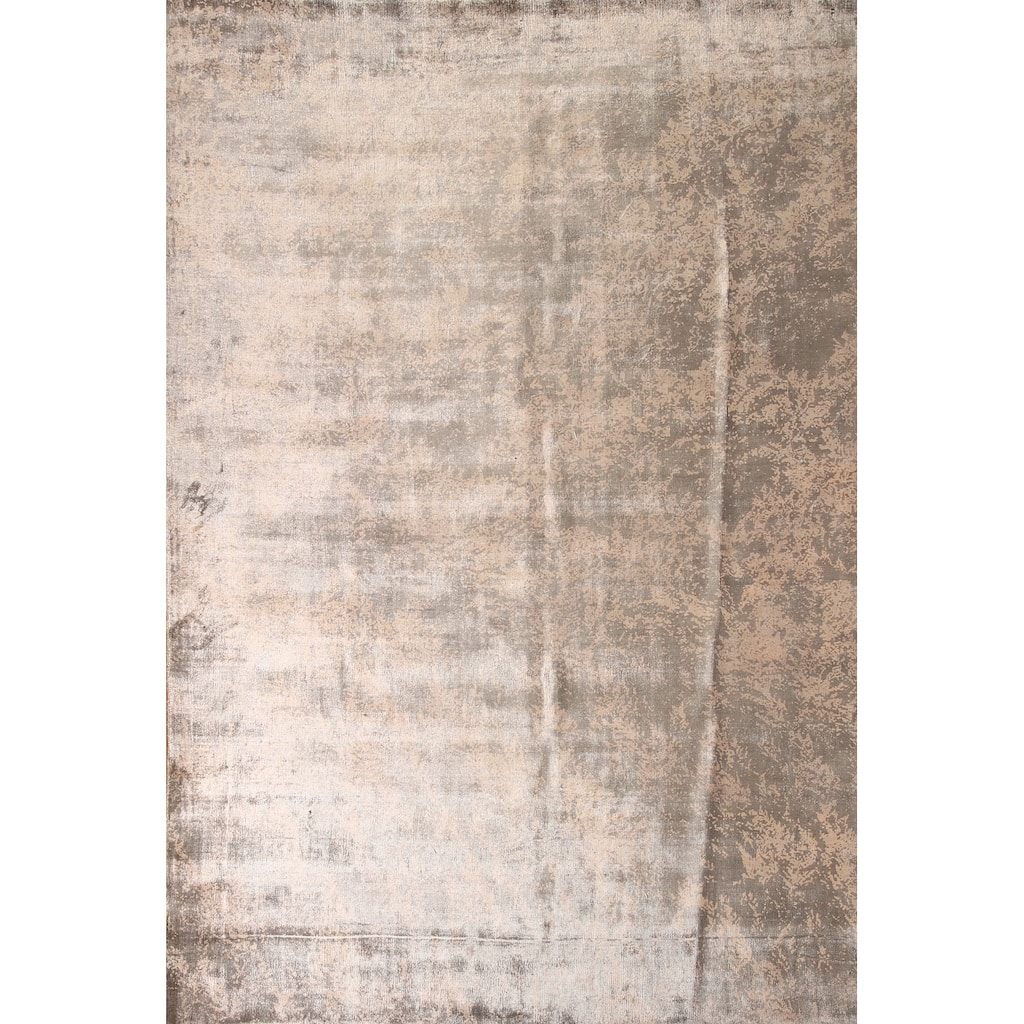 Abstract / Modern Area Rug Hand-Knotted Wool Carpet - 6'6" x 9'5"